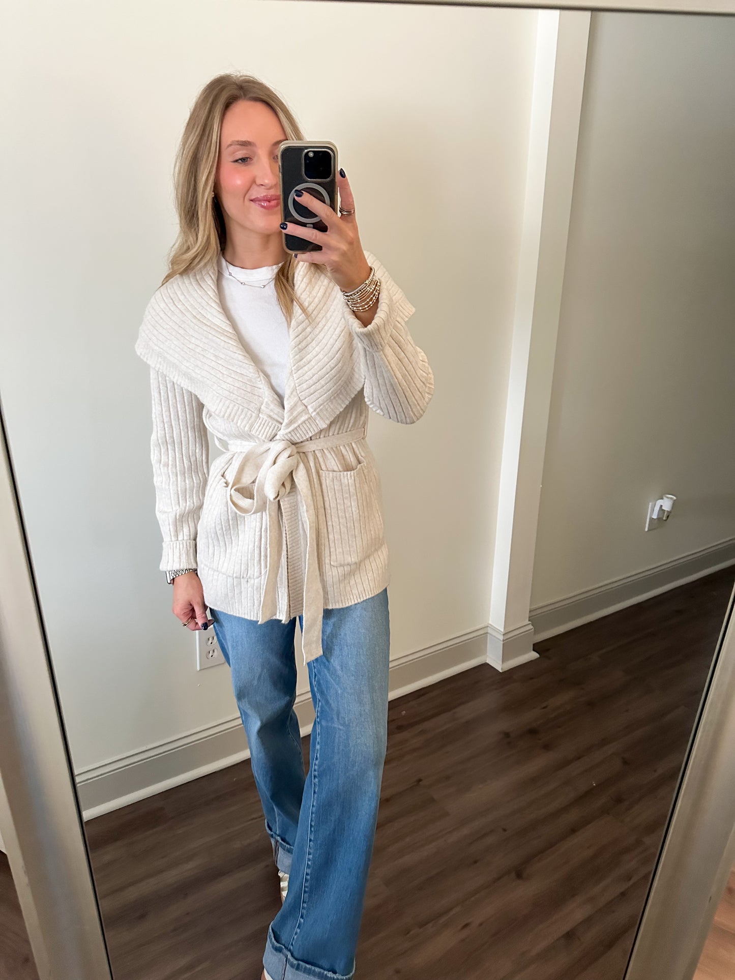 PRE-ORDER: Cream Wrap Cardigan