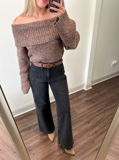 Finn Micro Patch Jean- Black