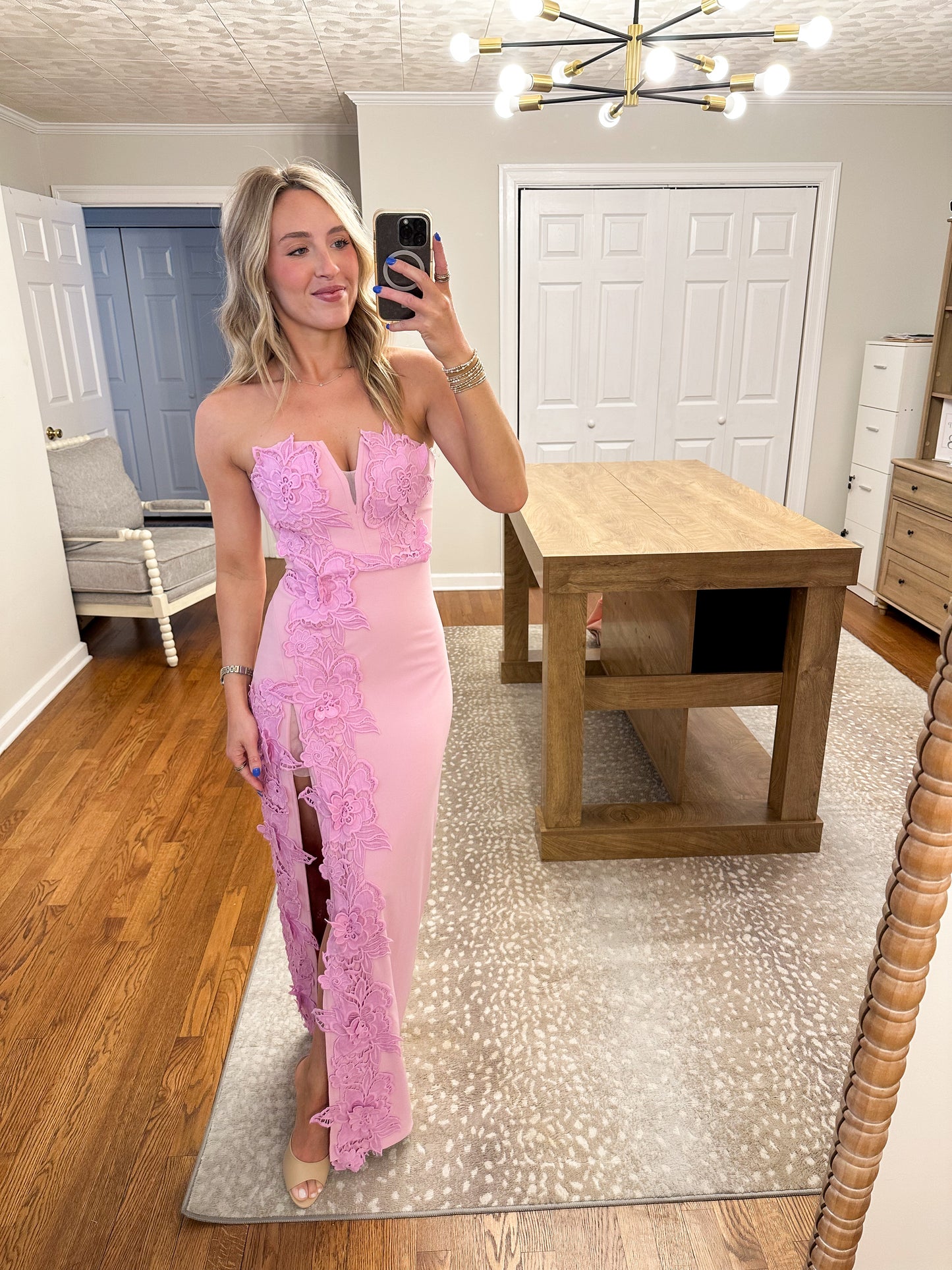 The Belleview Garden Dress- Lilac