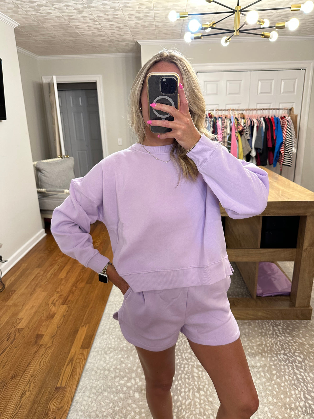 Ashley Lounge Set- Lilac
