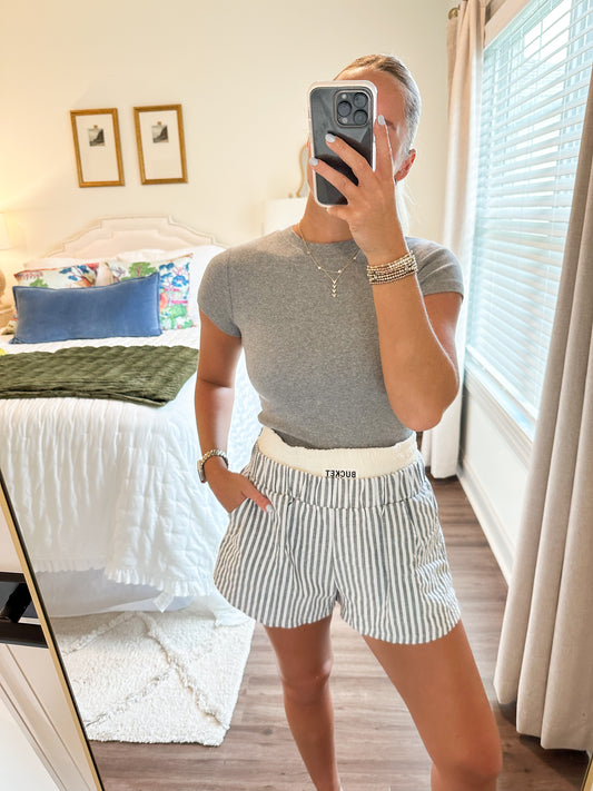 Della Boxer Shorts- Stripe