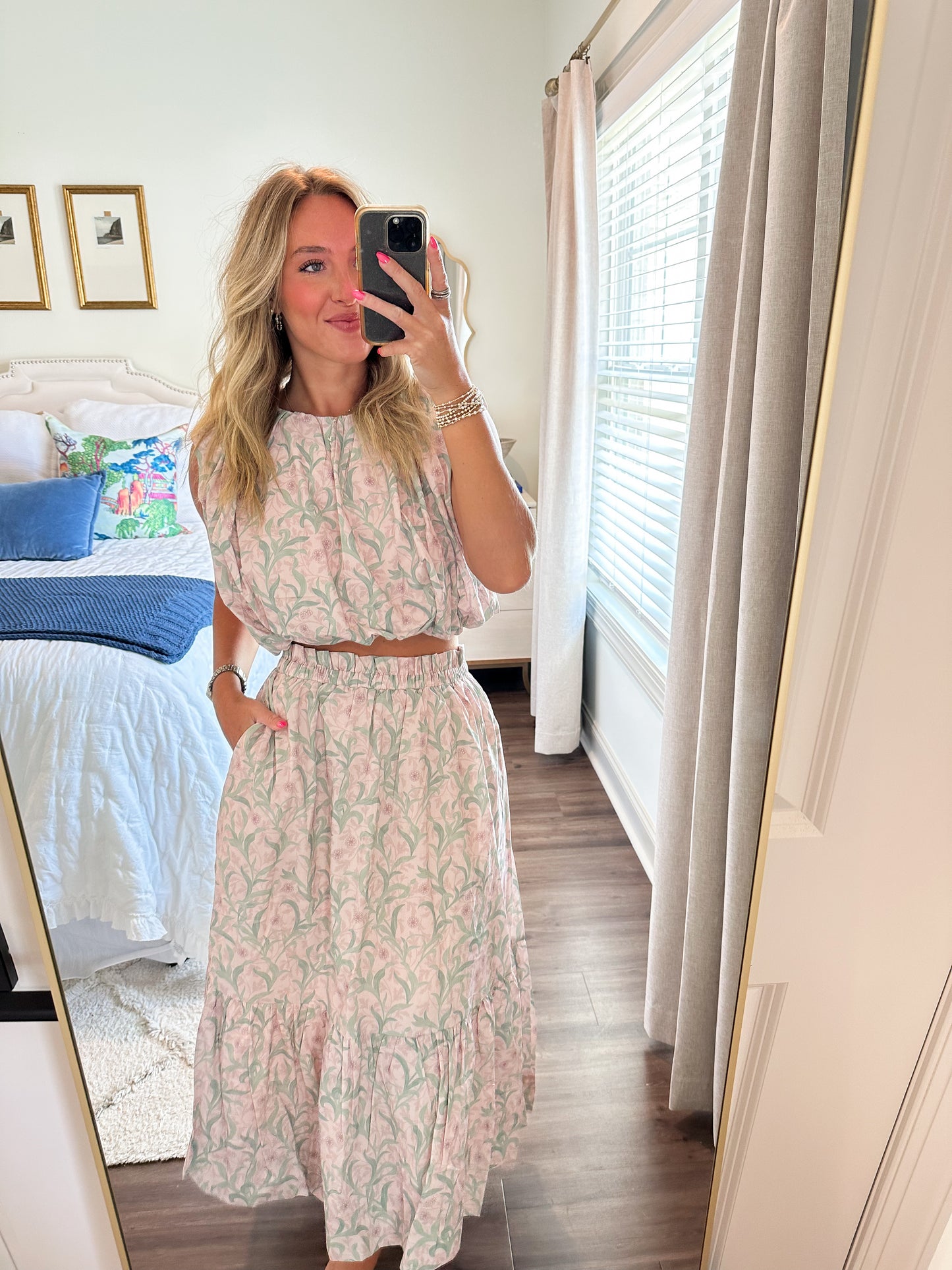 Veda Floral Set- Pink