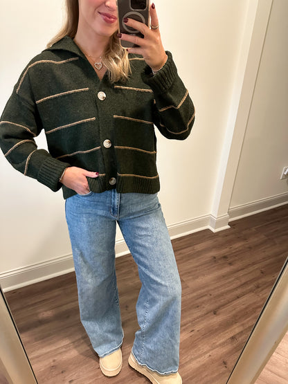 Hunter Stripe Cardigan