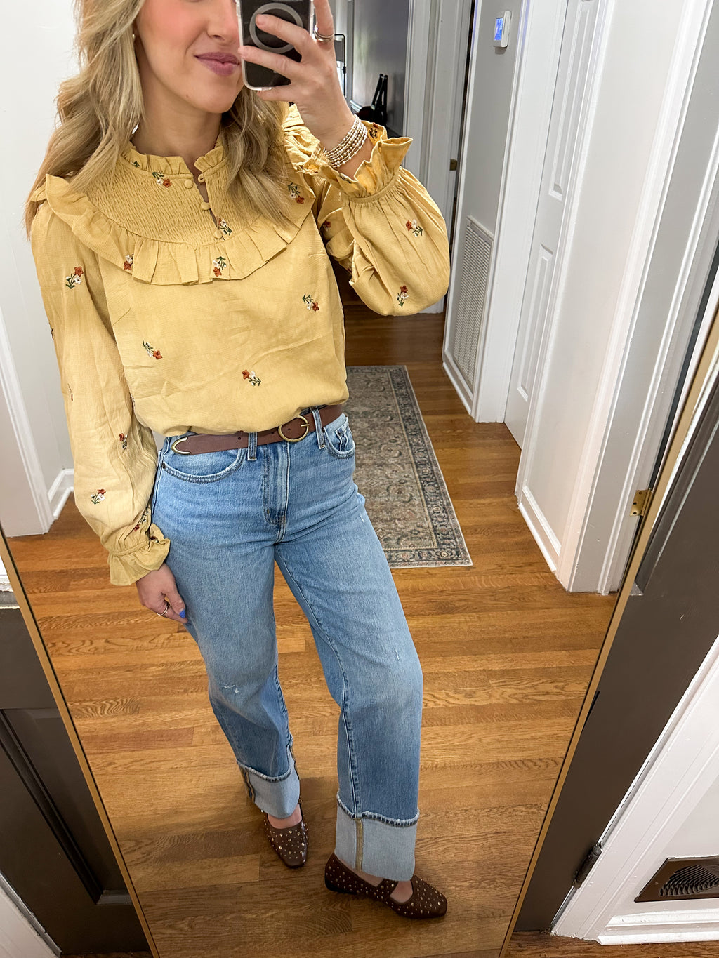 Eloise Top- Ash Mustard