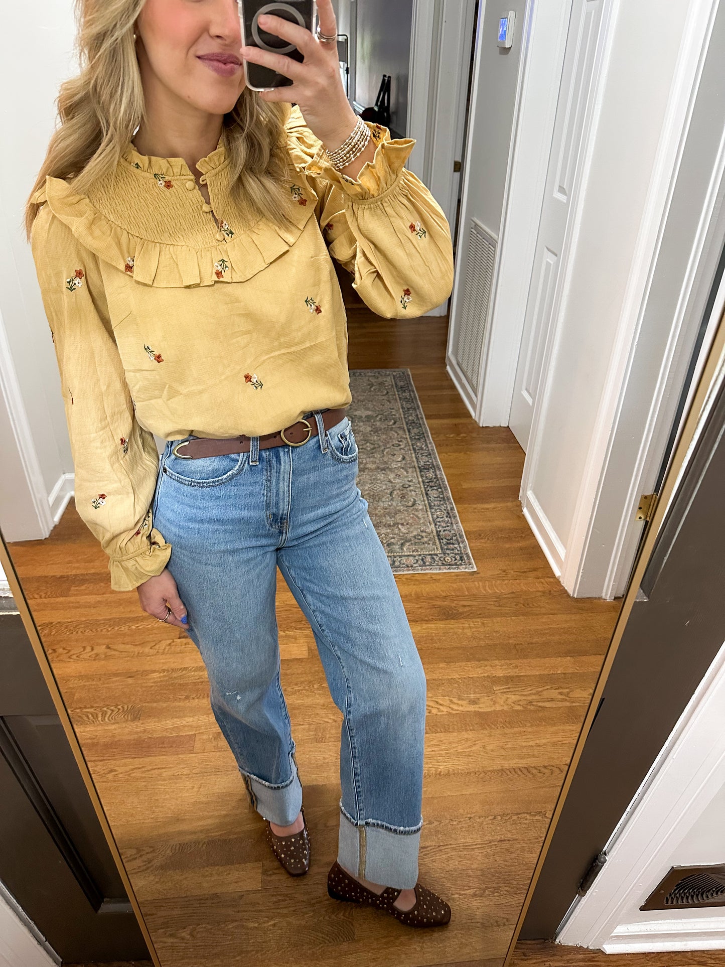 Eloise Top- Ash Mustard
