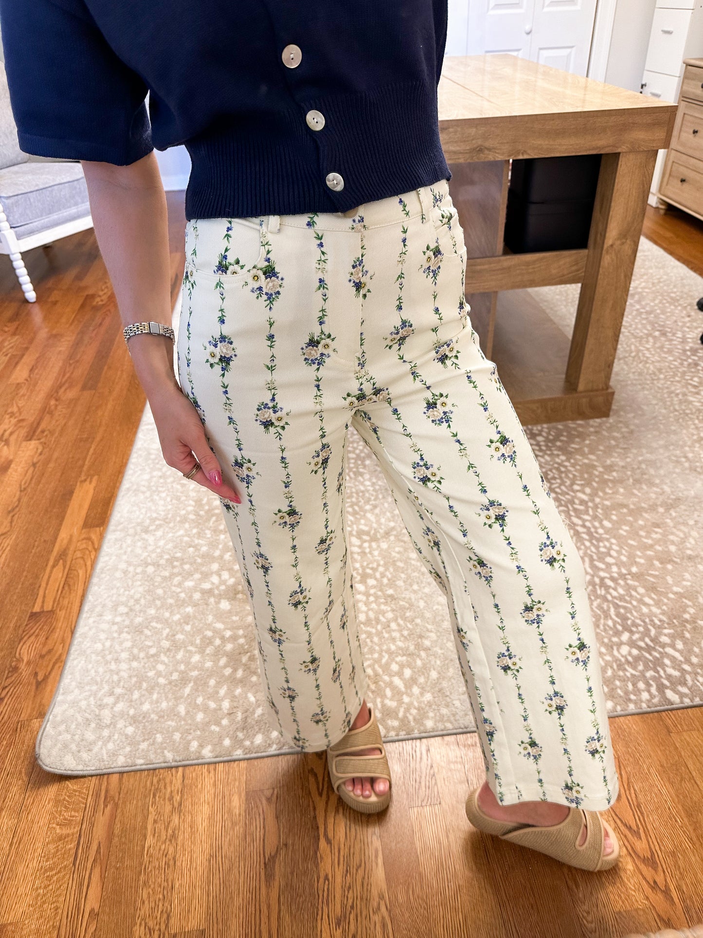 The Claire Pants- Cream