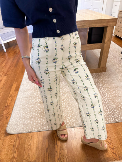 The Claire Pants- Cream