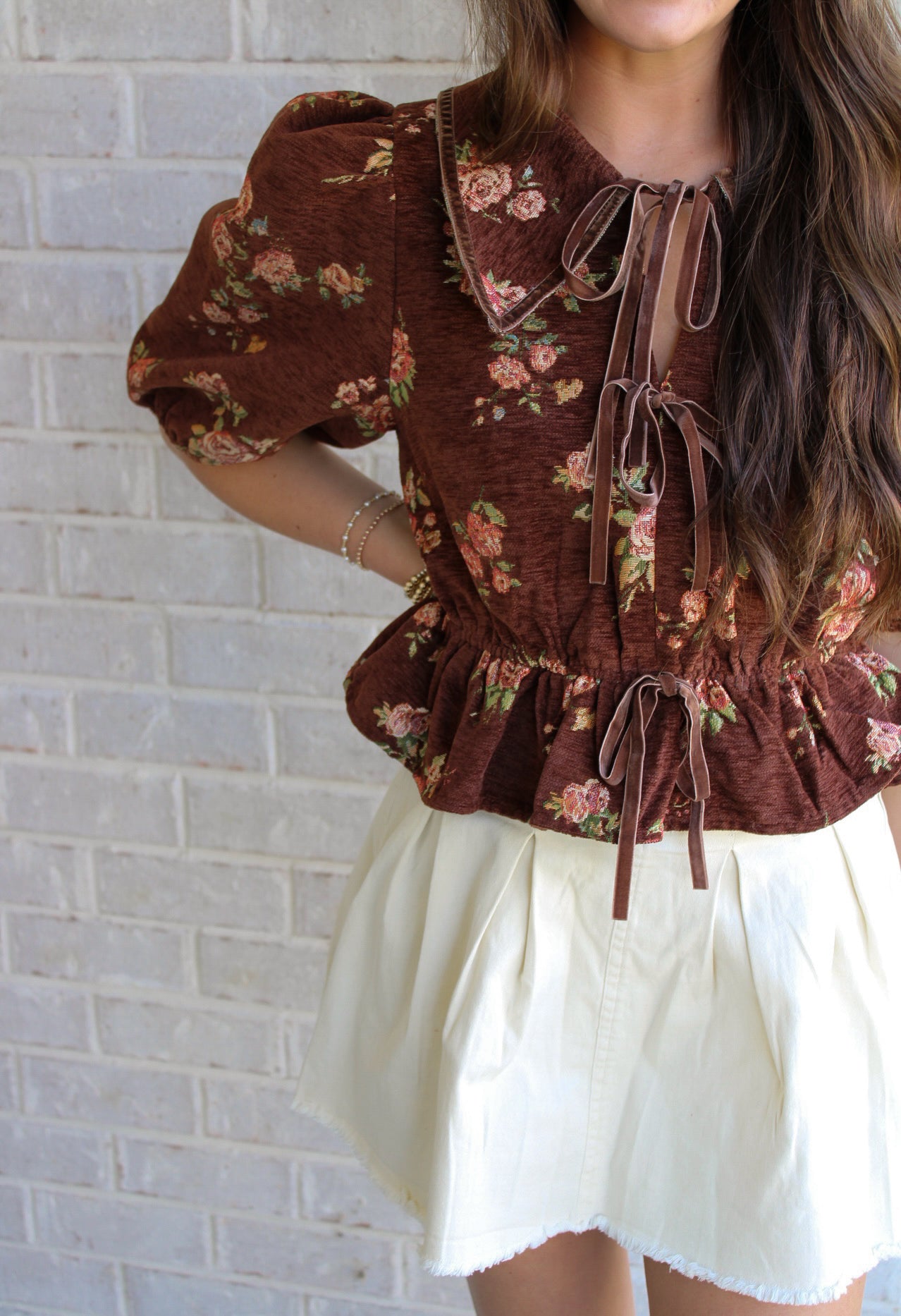 Lotta Blouse- Brown