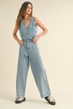 Washed Denim Set- Light