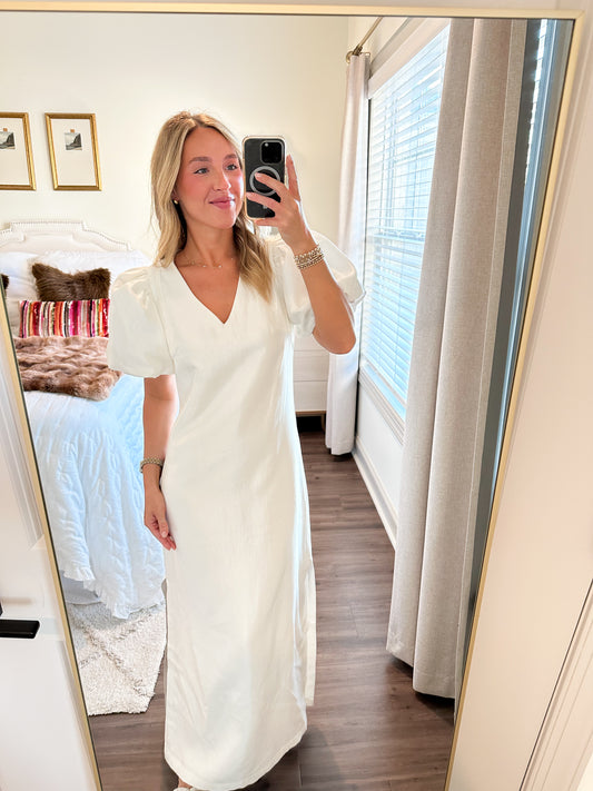 Nolen Maxi Dress- White