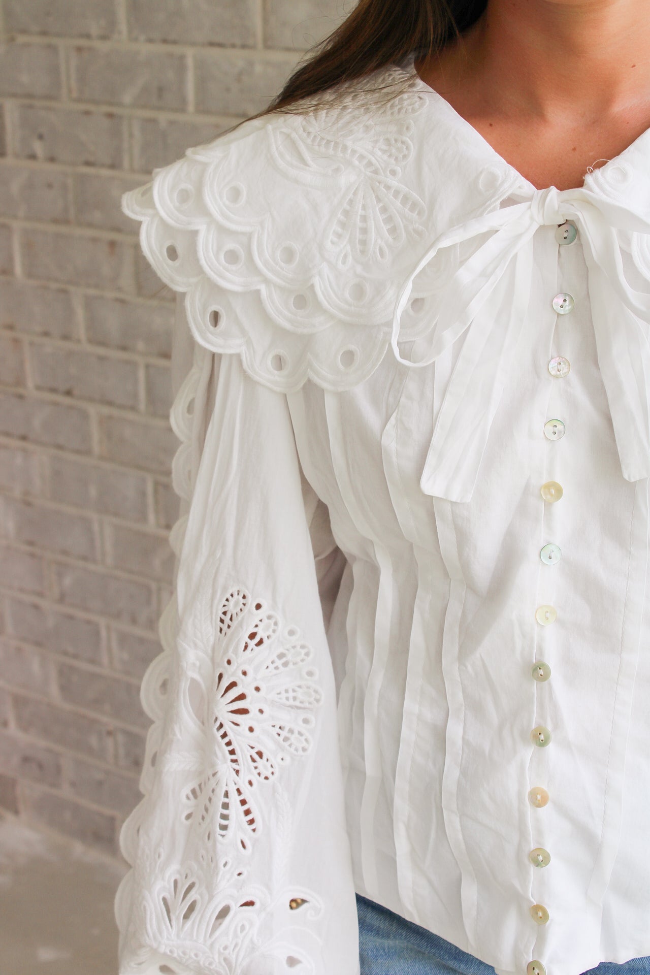 French Blouse- White