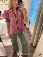 Sena Top- Wine