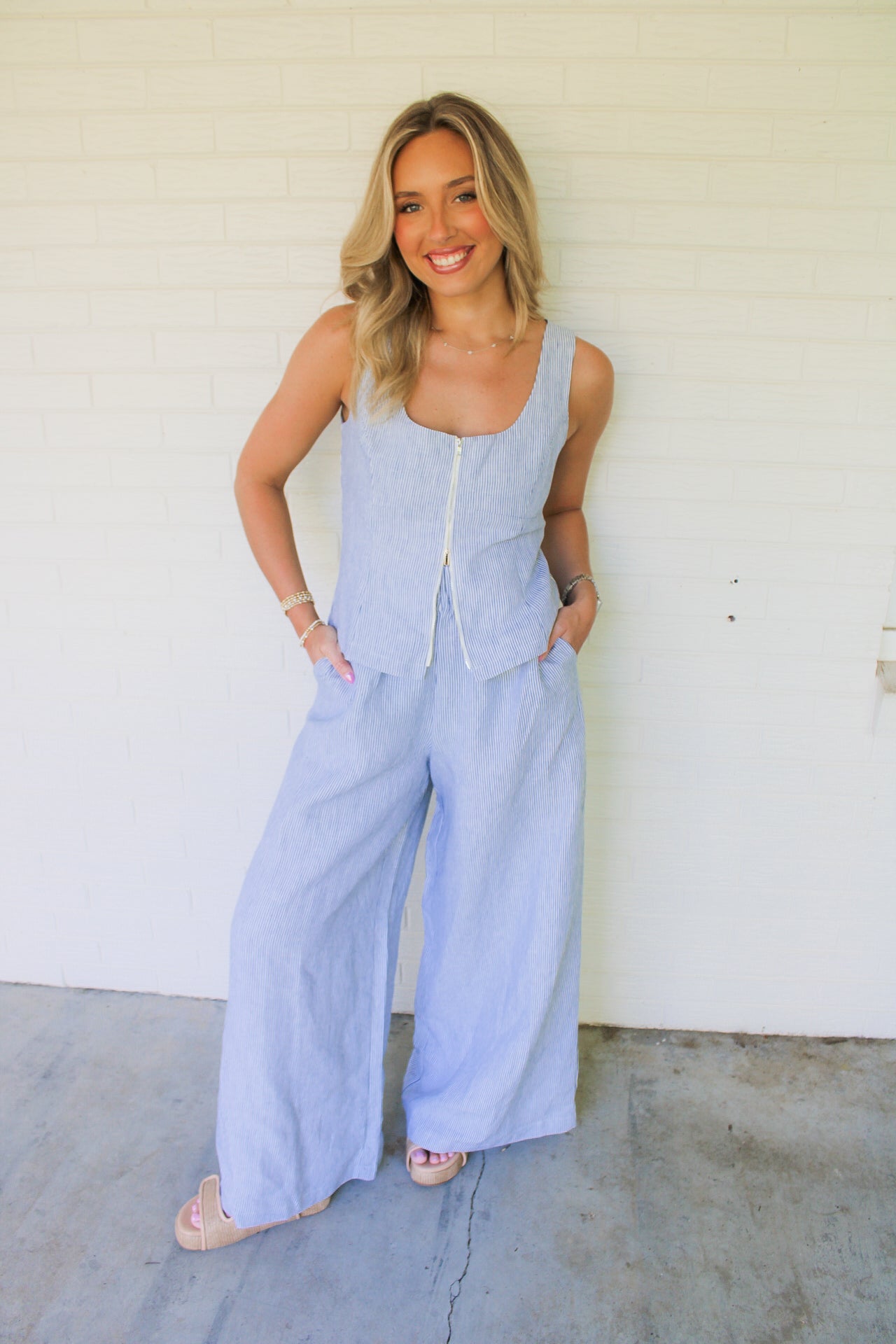 Kenny Flare Pant- Denim