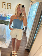 Hayes Top- Denim