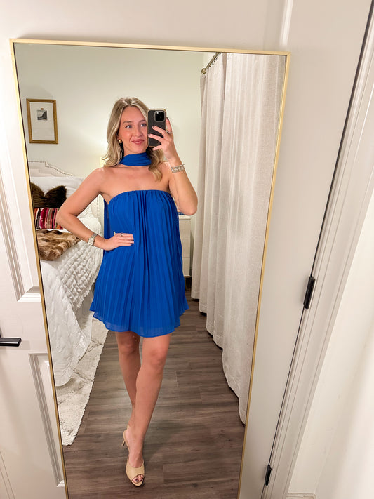 Tallulah Mini Dress- Royal Blue