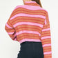 Mia Sweater- Pink/Orange