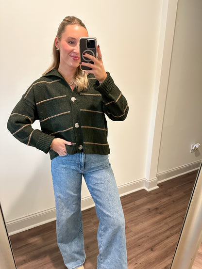 Hunter Stripe Cardigan