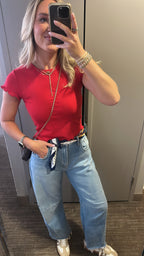Lily Baby Tee- Cherry