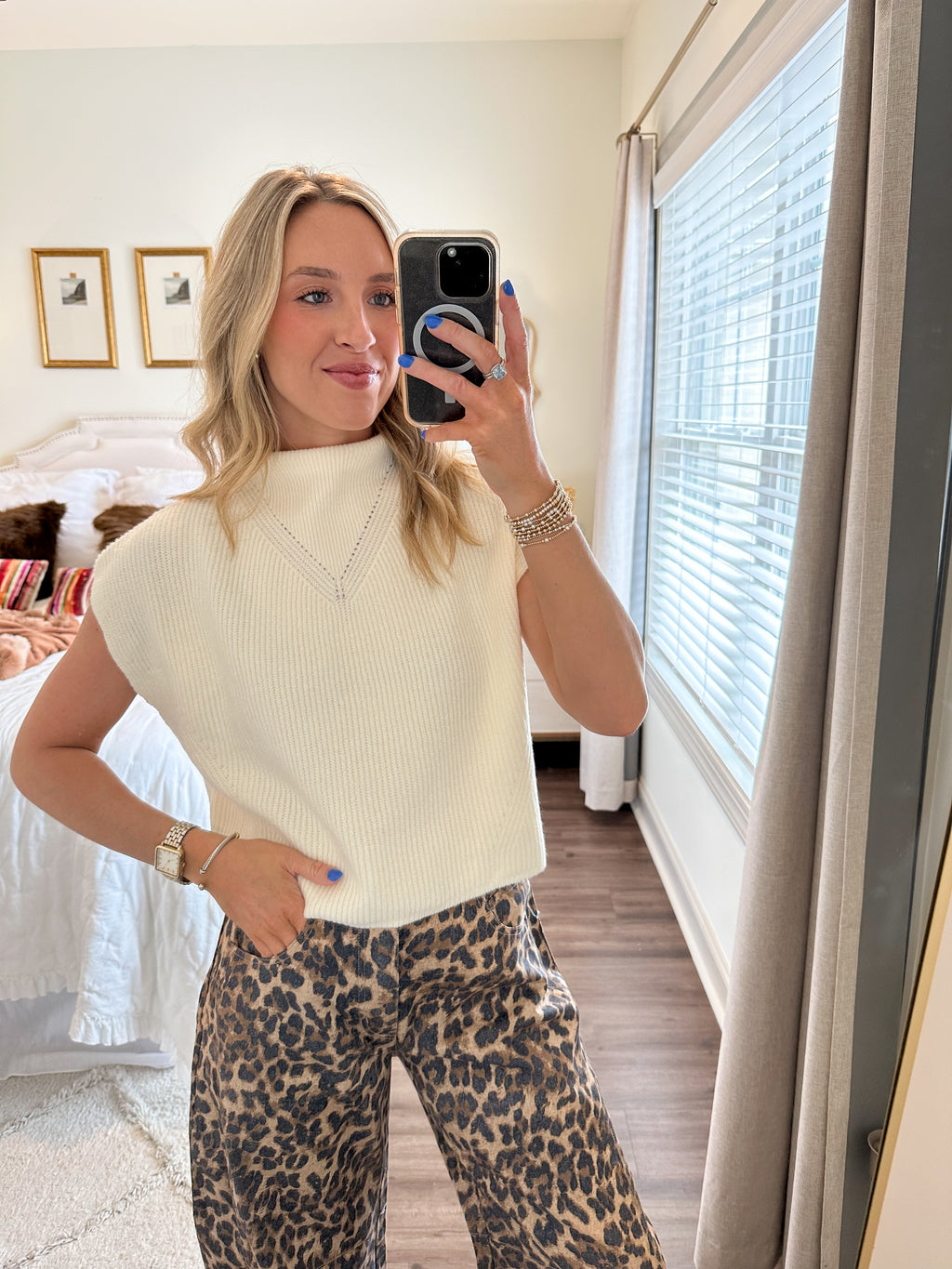 Weekend Muse Top- Cream