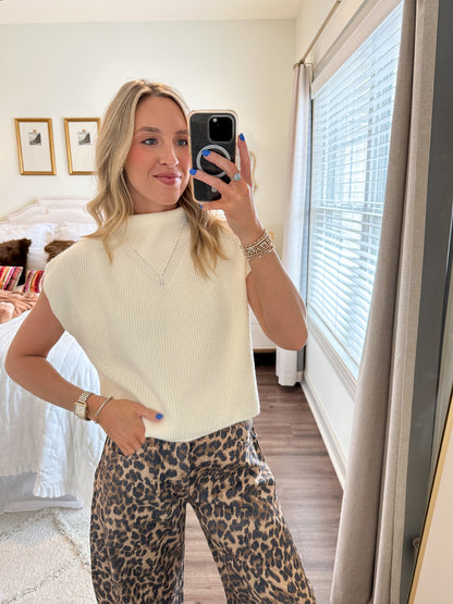 Weekend Muse Top- Cream
