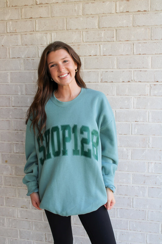 PRE-ORDER- SHOP128 Custom Sweatshirt- Green