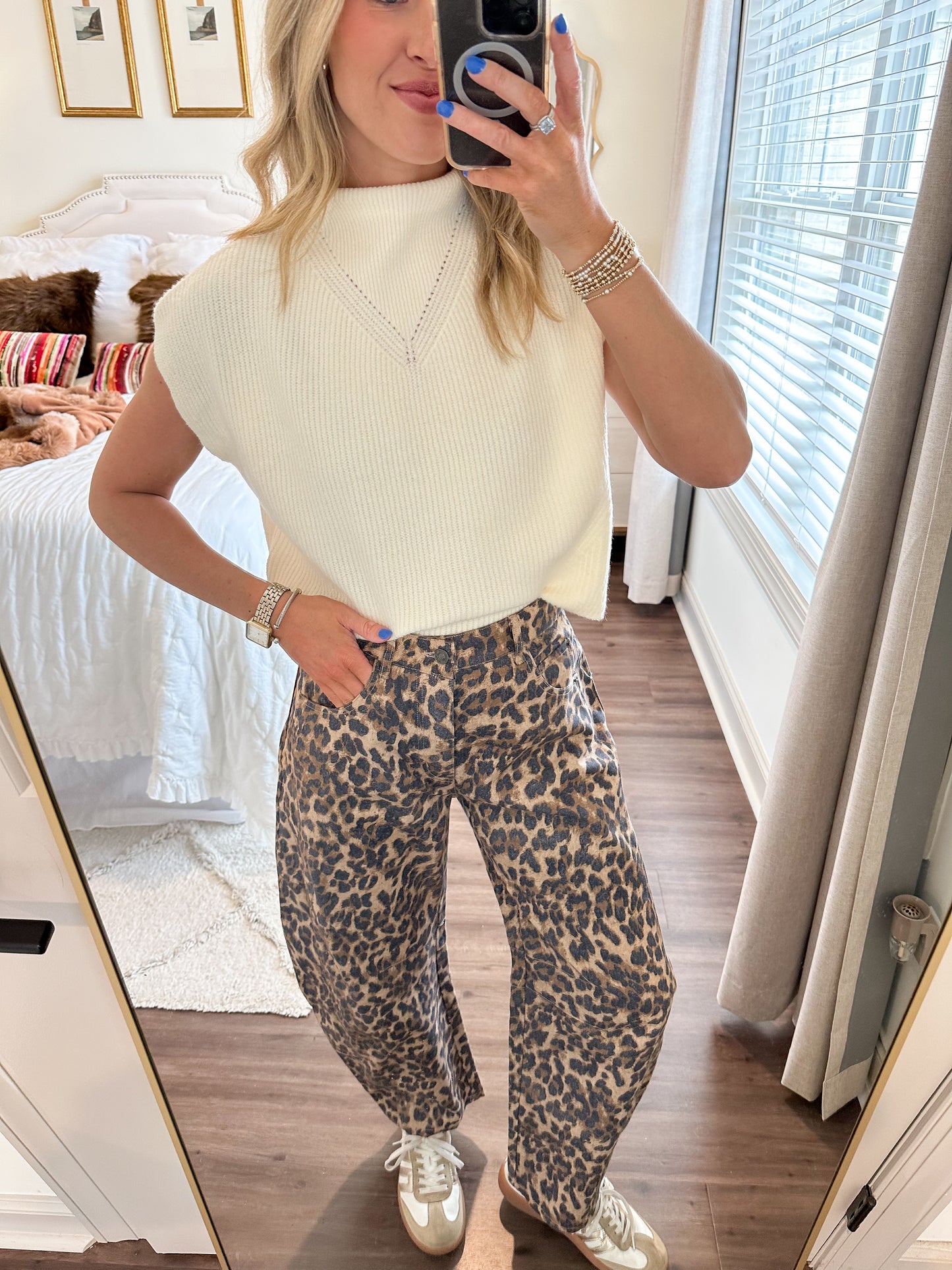 Weekend Muse Top- Cream