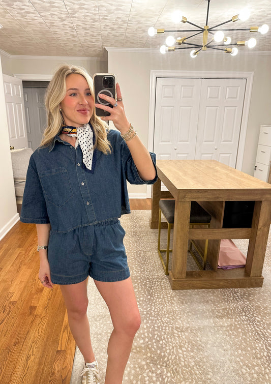 Melody Denim Set