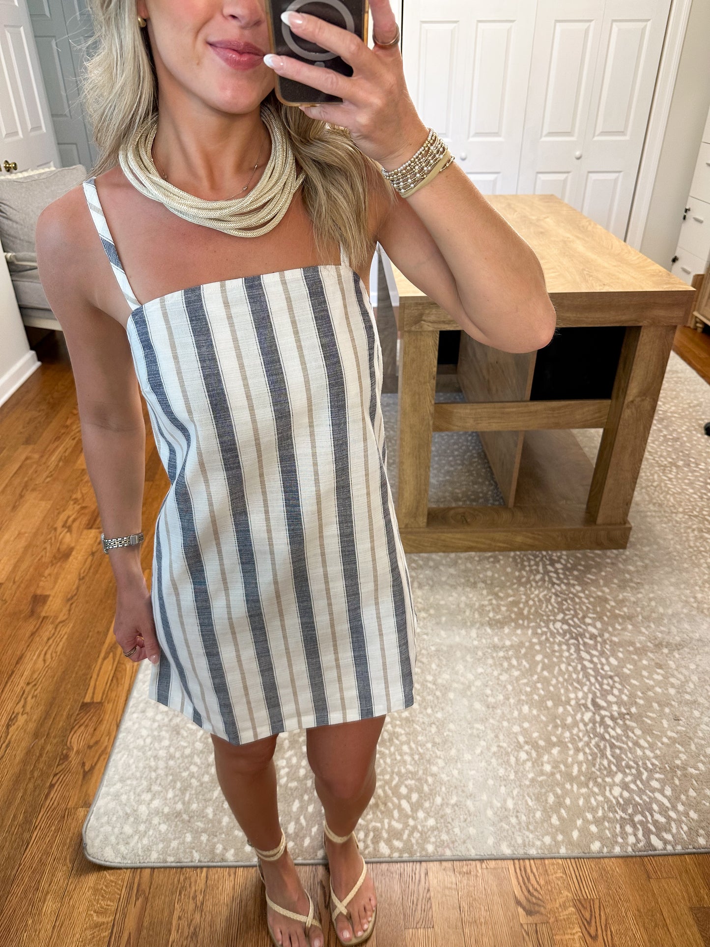Sadie Stripe Mini Dress