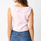 Juliette Top- Pink/White