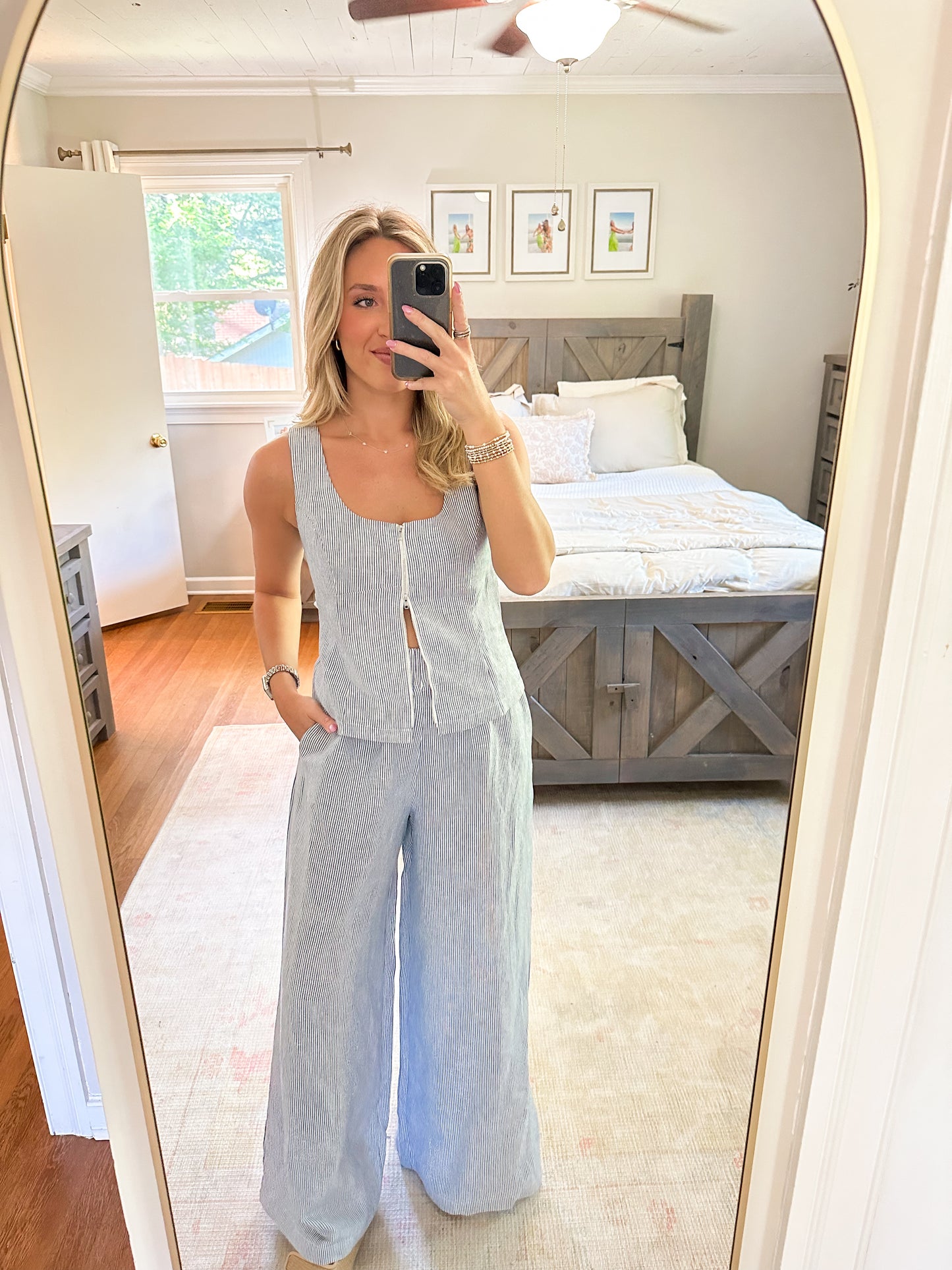 Kenny Flare Pant- Denim