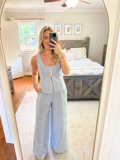 Kenny Flare Pant- Denim