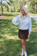 Shaylie Boatneck Top- Yellow