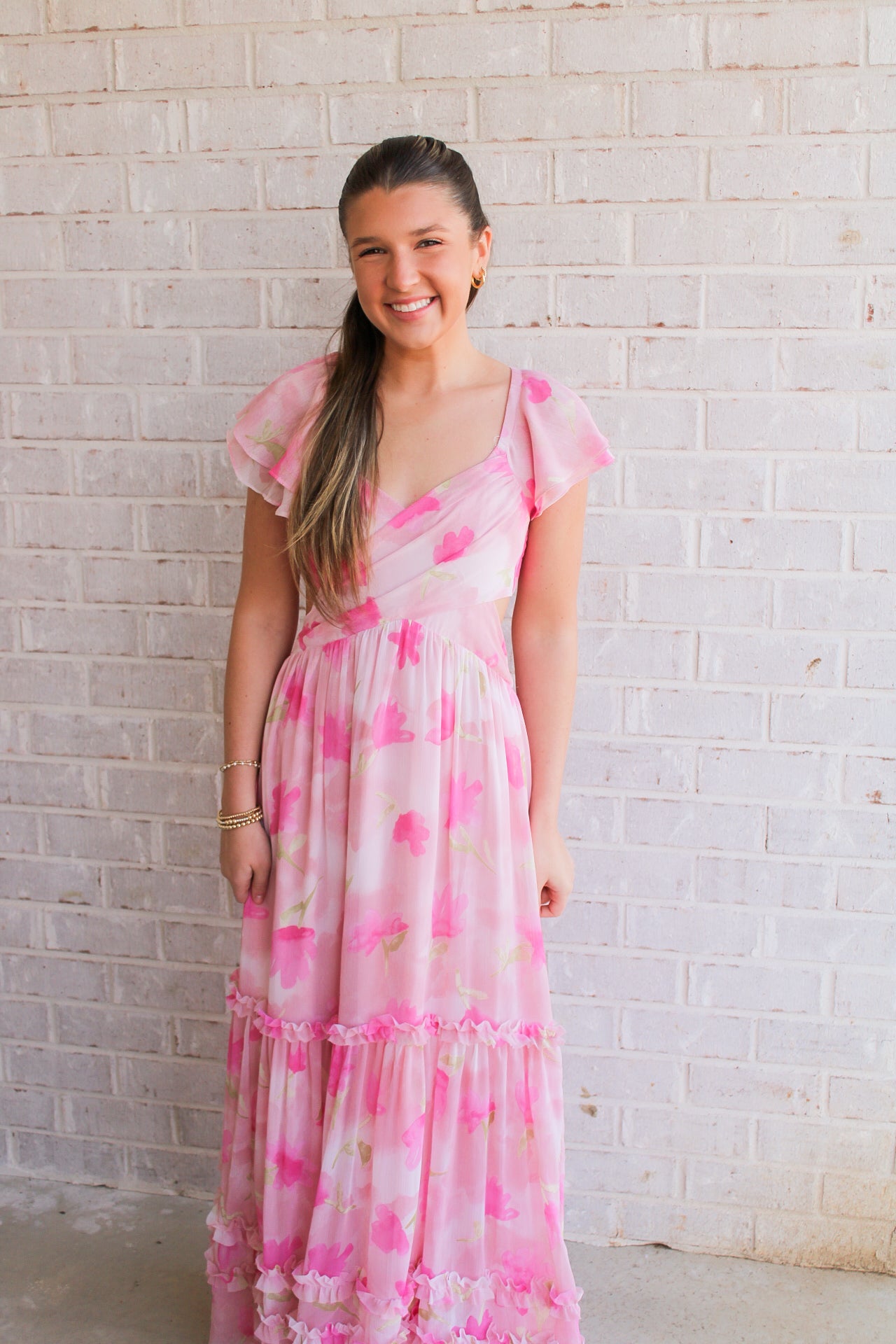 Daisy Dress- Pink Multi