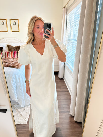Nolen Maxi Dress- White