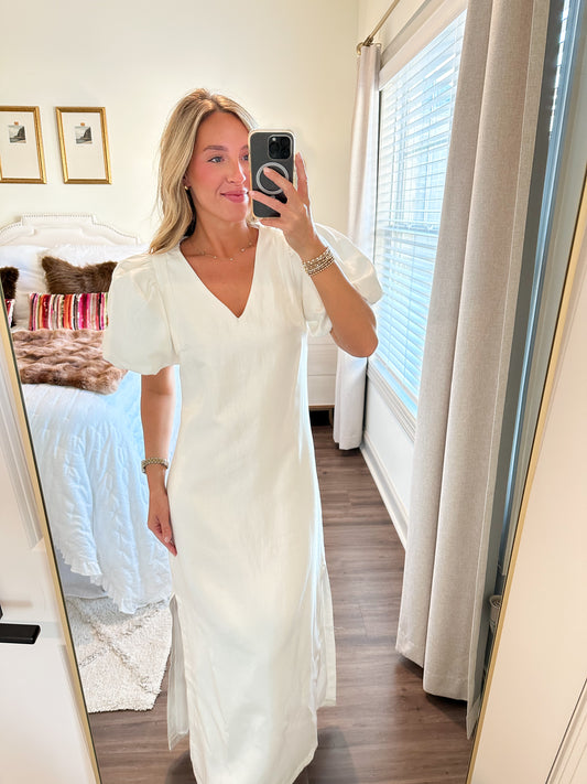 Nolen Maxi Dress- White