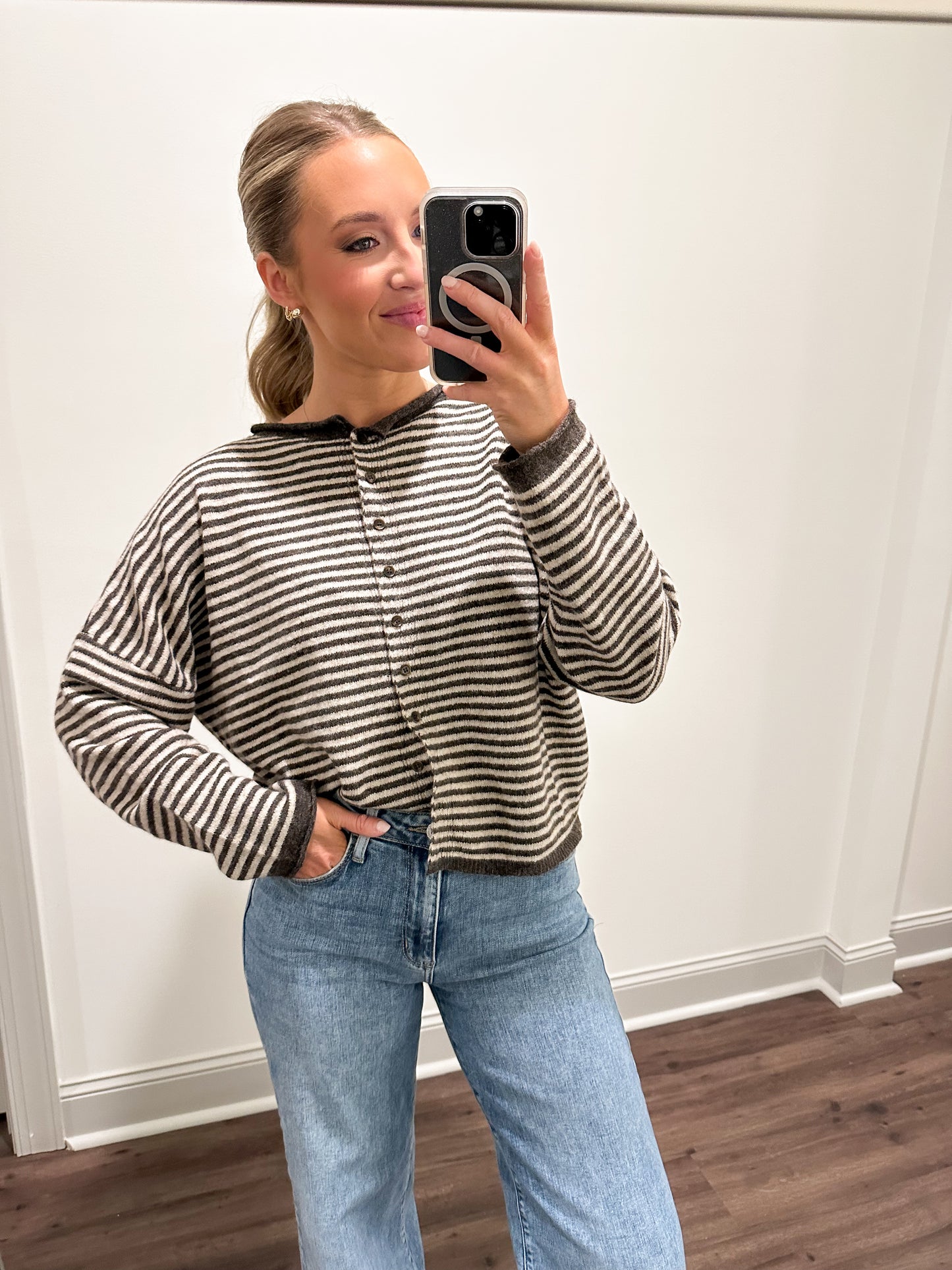 Finn Cardigan- Brown