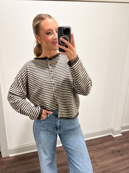 Finn Cardigan- Brown