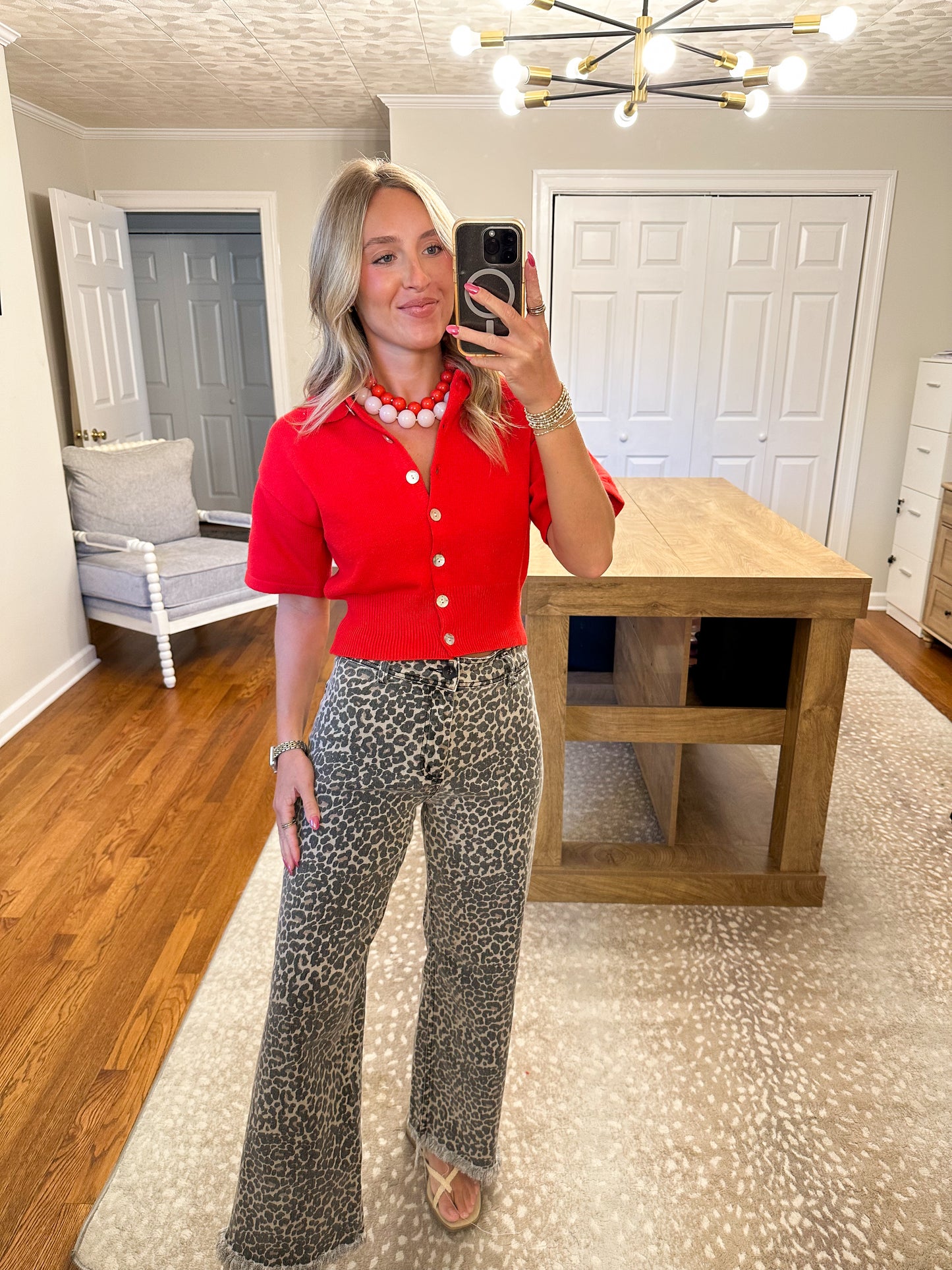 The Aspen Top- Red