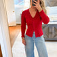 Gwen Sweater- Red