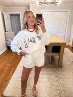 Marlowe Sweatshirt- White