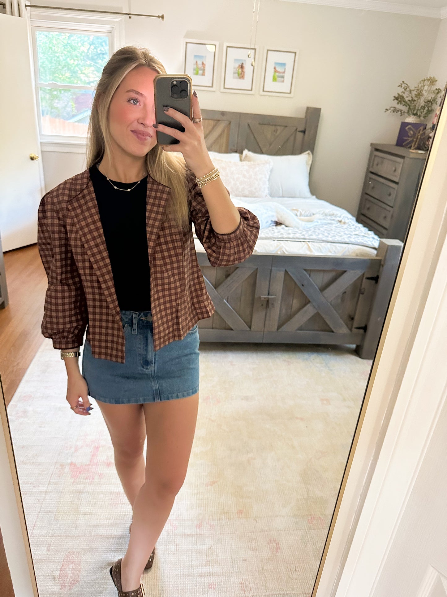 Belen Gingham Top