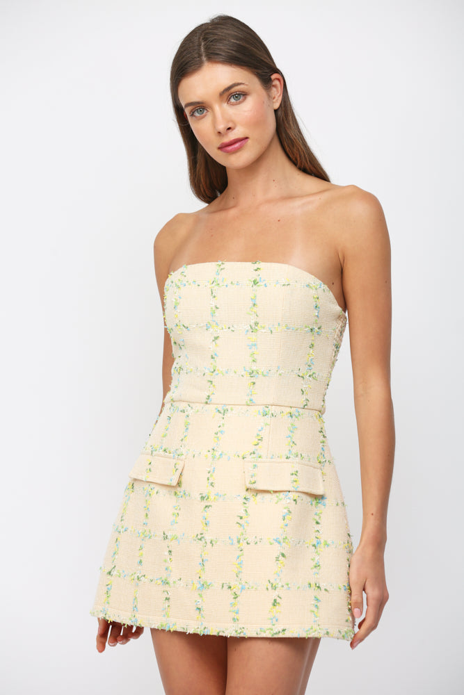 Collins Mini Dress- Butter Yellow