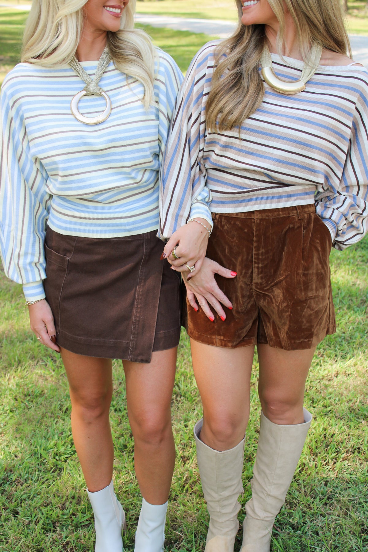 Elodie Velvet Shorts- Brown