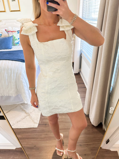 Celeste Mini Dress- White