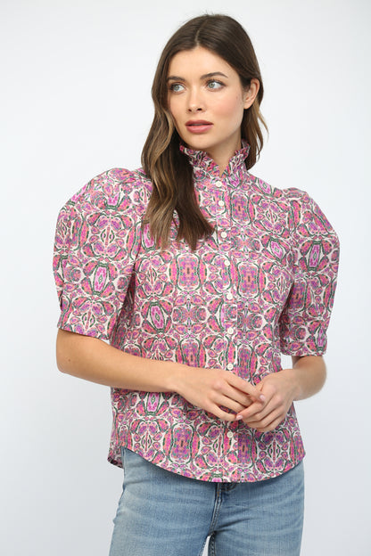 Caitlyn Top- Pink Multi