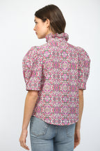 Caitlyn Top- Pink Multi