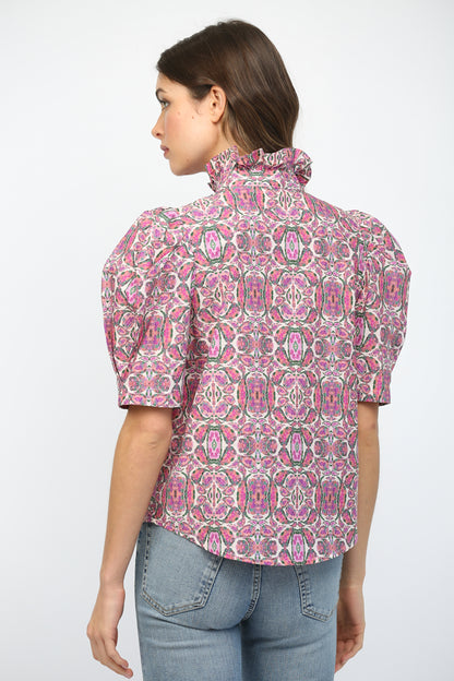 Caitlyn Top- Pink Multi