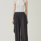 Gauze Cargo Jogger- Black
