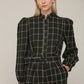 Tweed Romper- Black