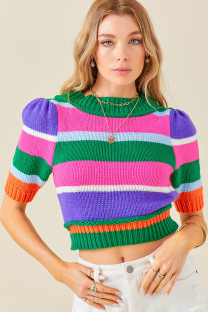 Penny Multi Strip Sweater